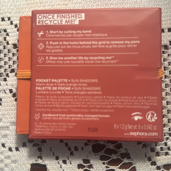 SEPHORA COLLECTION Mini Pocket Sun Eyeshadow Palettes - Warm Dusk NEW - Picture 9 of 12